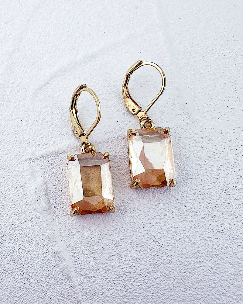 Mini Brittany Topaz Earrings
