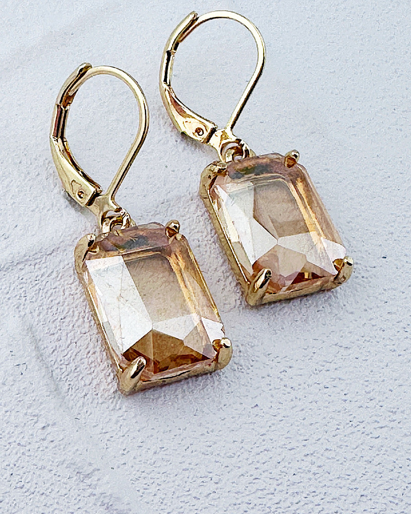 Mini Brittany Topaz Earrings
