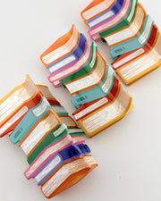 Book Stack Hair Clip - Multi