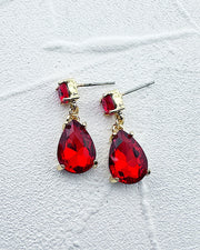 Mini Veronica Ruby Earrings