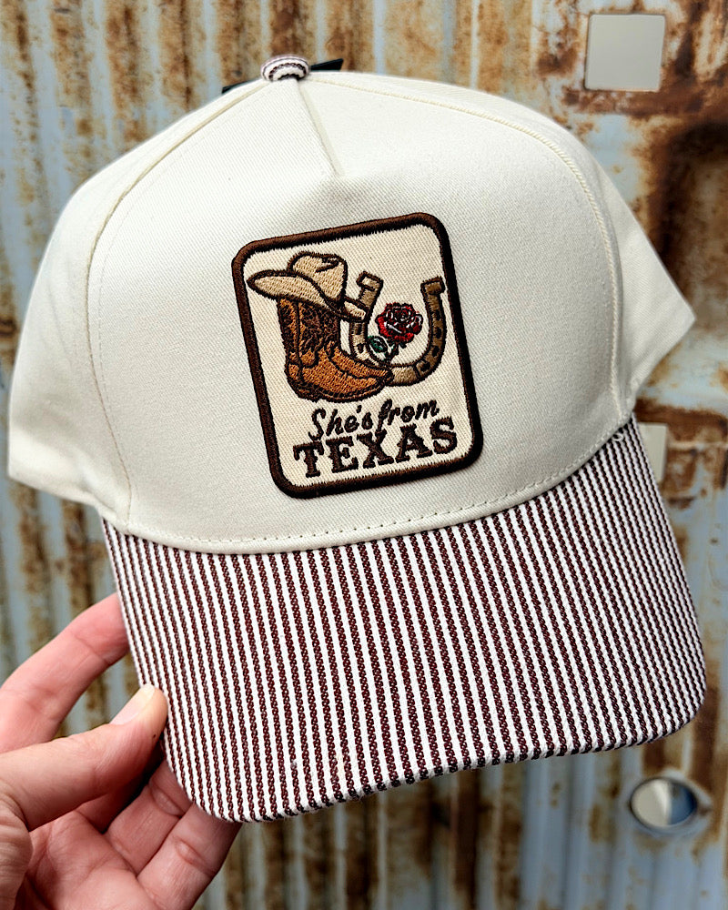 She's From Texas Trucker Hat