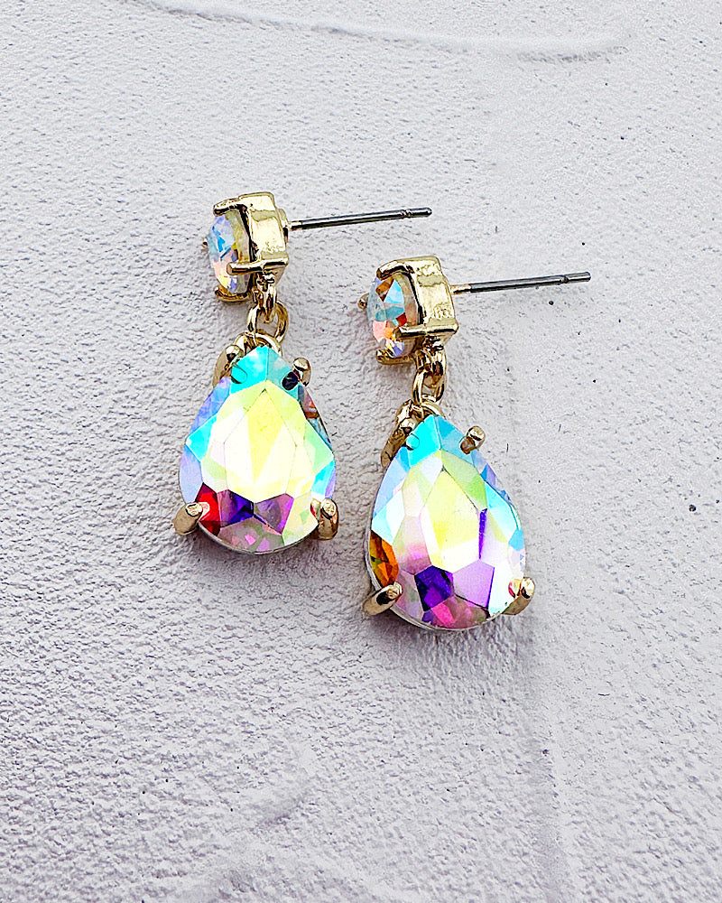 Mini Veronica Iridescent Earrings