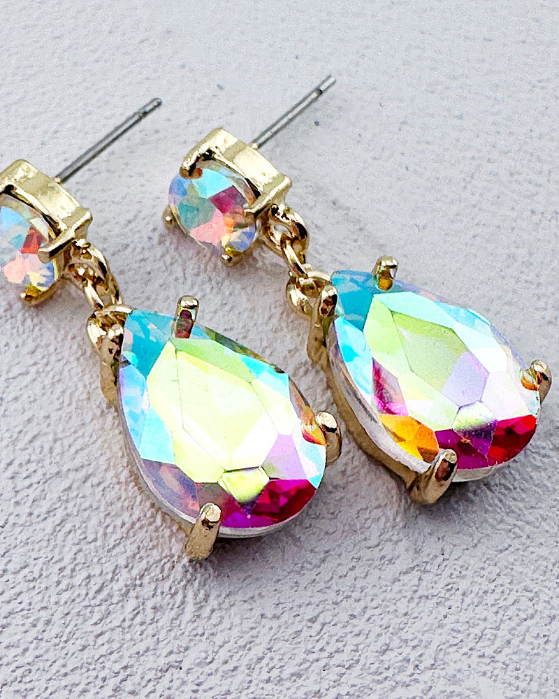 Mini Veronica Iridescent Earrings