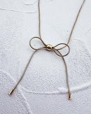 Goldie Bow Necklace