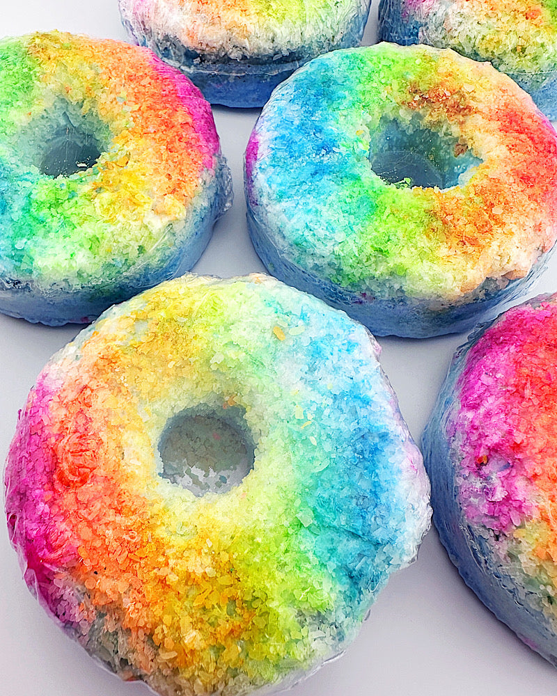 Rainbow Donut Bath Bomb