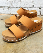 Alamos Tan Wedge Sandals