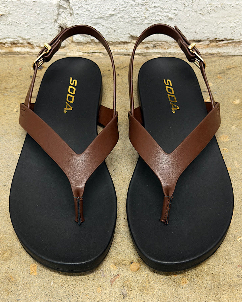 Annika Brown Sandals