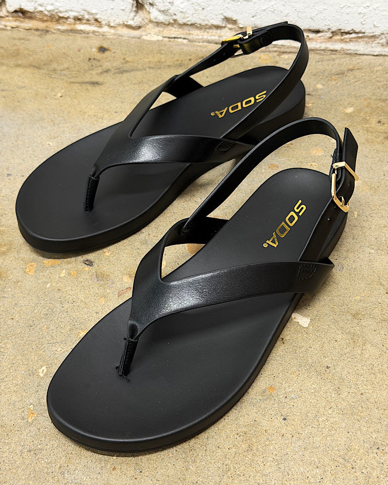 Annika Black Sandals