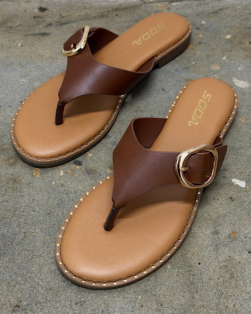 Tullah Brown Sandals