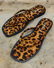 Haley Leopard Slides
