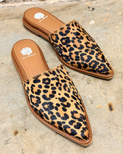 Regan Leopard Pointy Mules