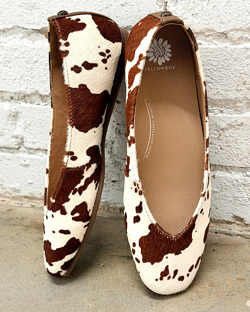 Catania Cow Ballet Flats