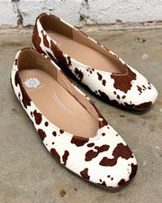 Catania Cow Ballet Flats