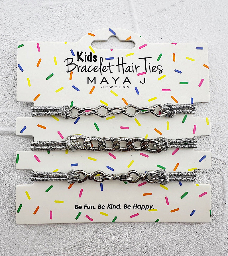 Kids Link Bracelet Hair Ties