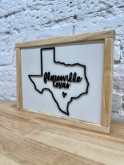 Hometown FLORESVILLE 3D Sign