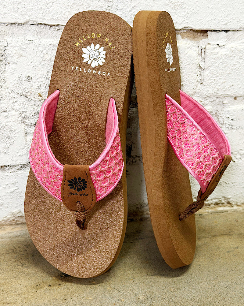 Neiko Pink Sparkle Sandals
