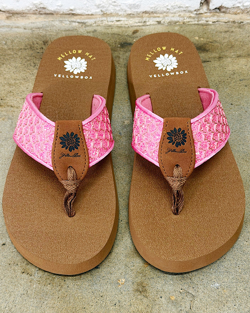 Neiko Pink Sparkle Sandals