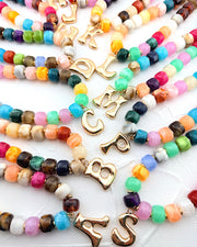 Sugar Pop Initial Necklace
