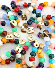 Sugar Pop Initial Bracelet