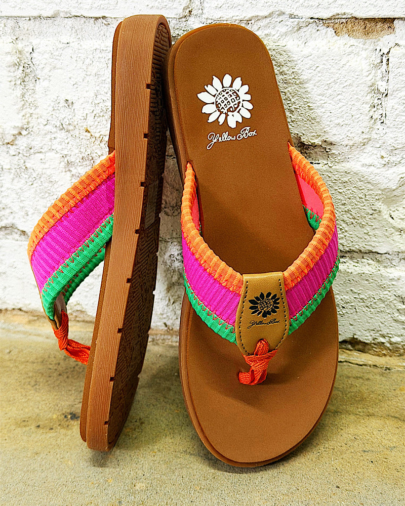 Fahad Multi Stripe Sandals