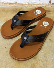 Fawn Black Sandals
