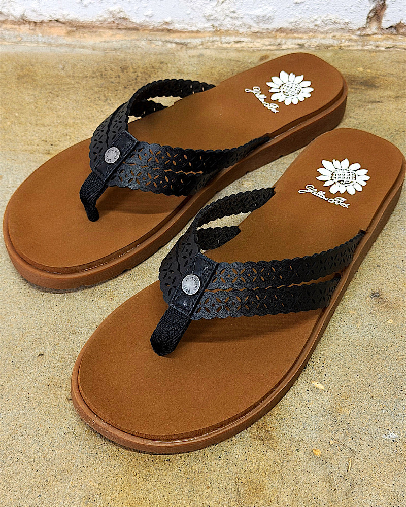 Fawn Black Sandals