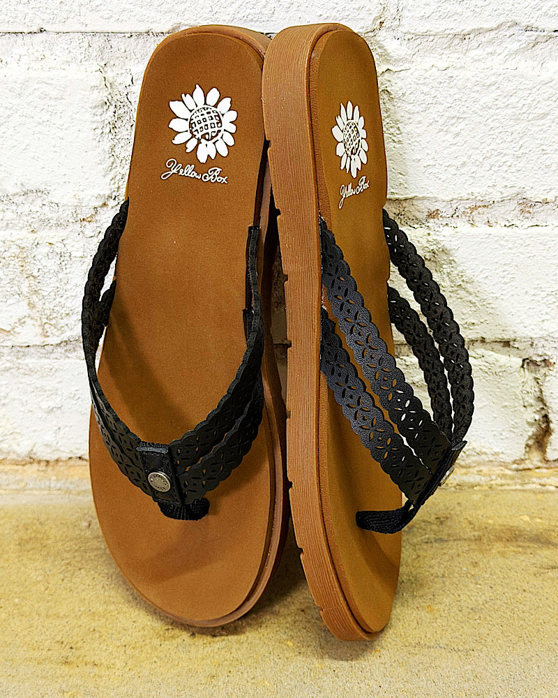Fawn Black Sandals