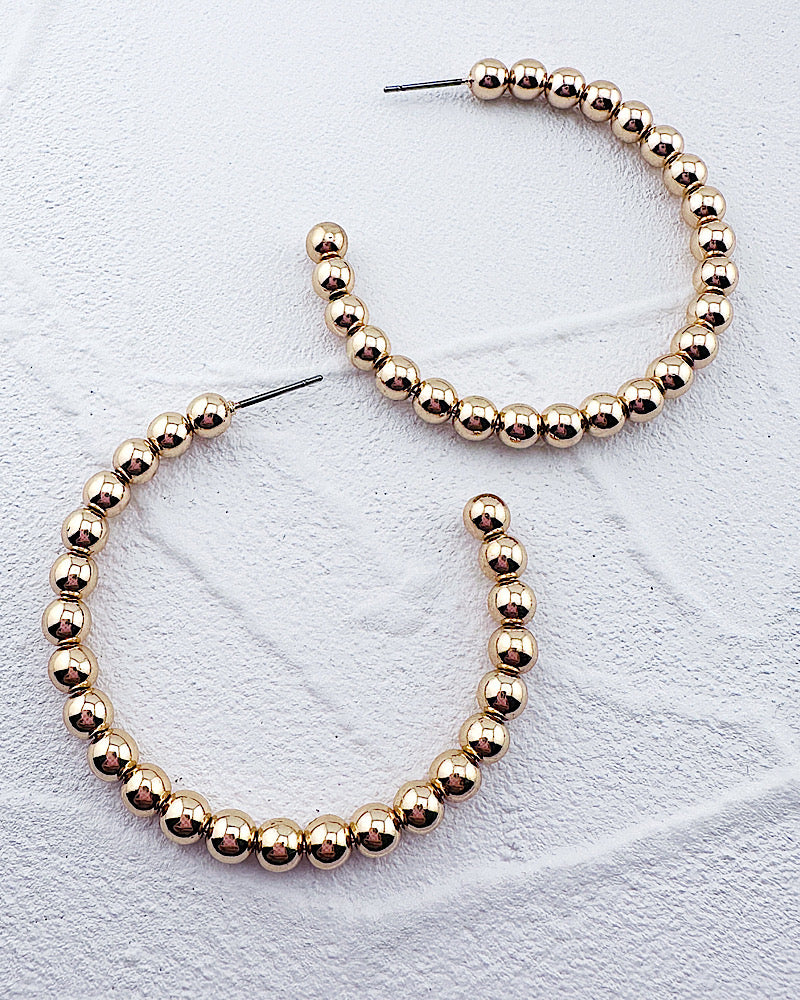 Haven Beaded Hoops
