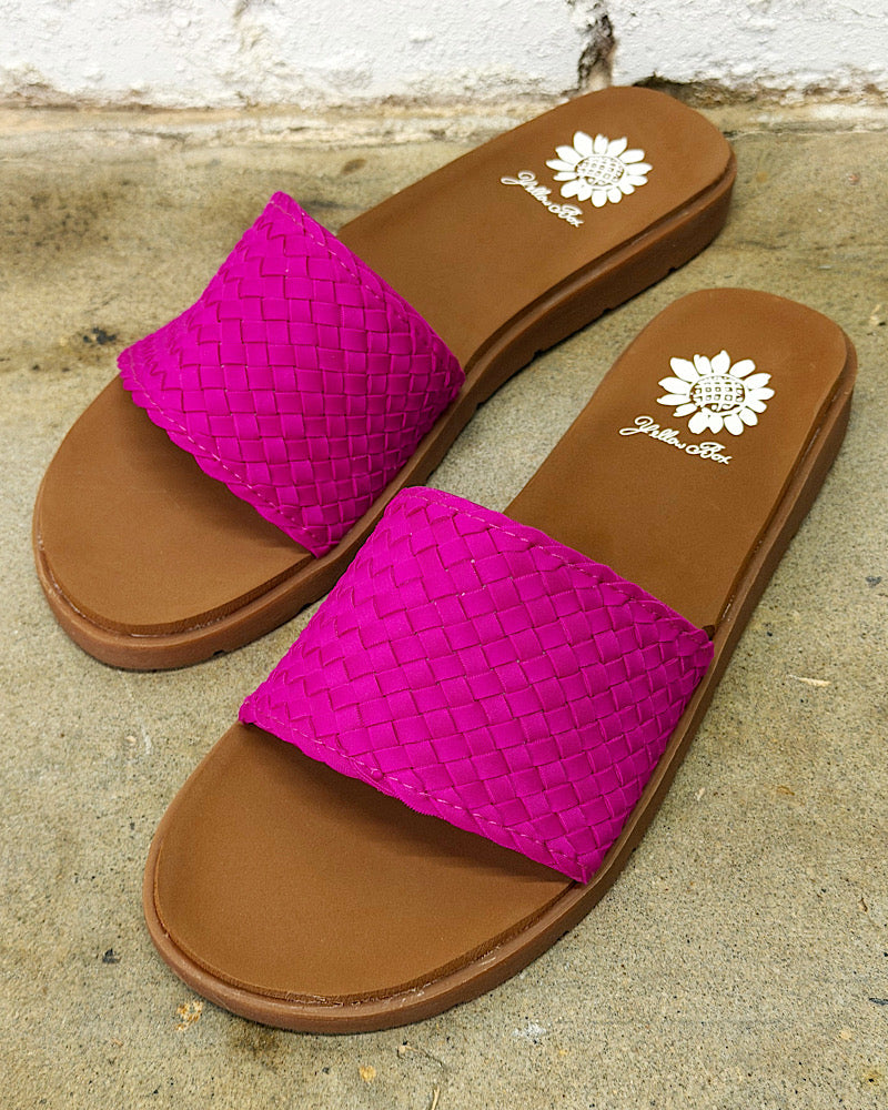 Fenny Magenta Slides - Final Sale!
