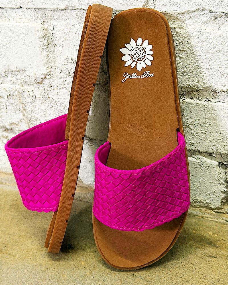 Fenny Magenta Slides - Final Sale!