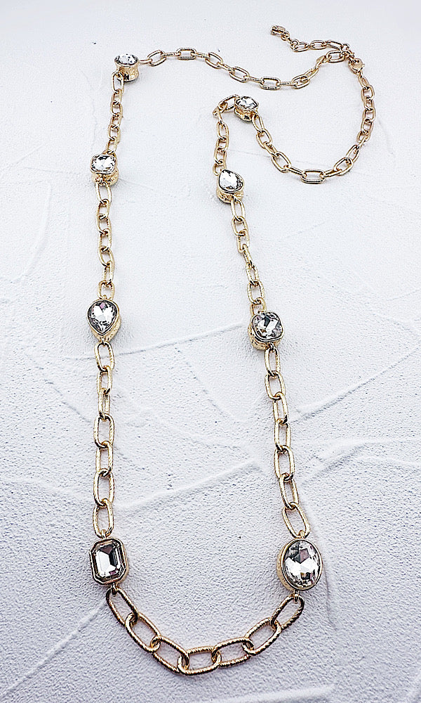 Juliet Jeweled Long Necklace