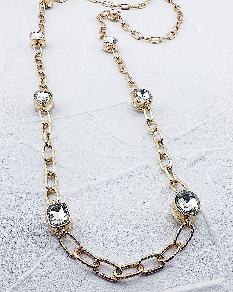 Juliet Jeweled Long Necklace