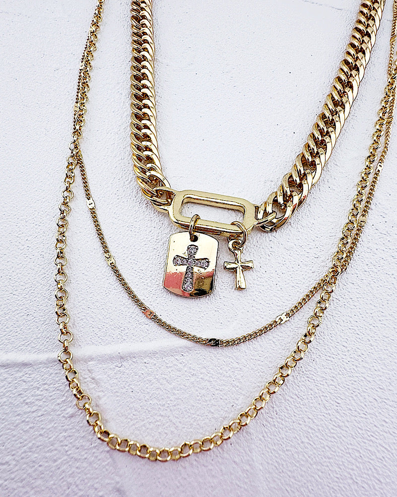 Vivian Cross Necklace