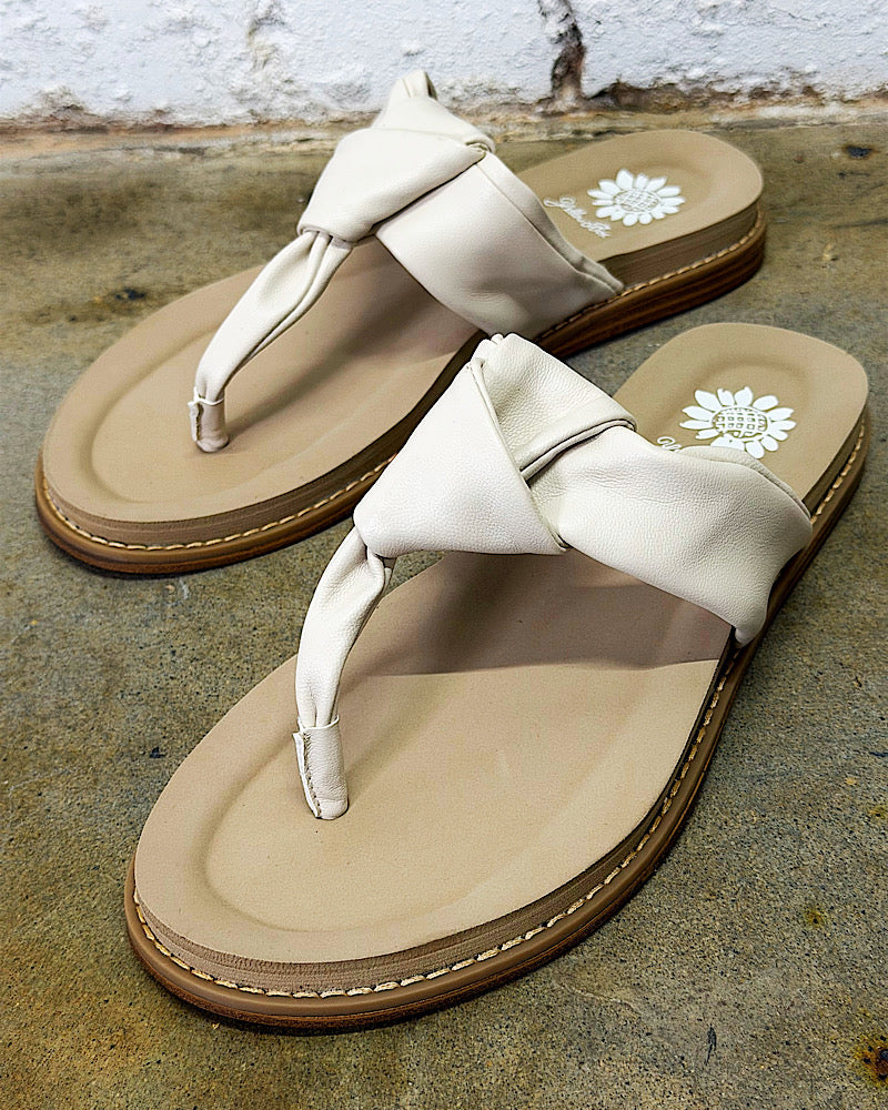 Caine Bone Knotted Sandals