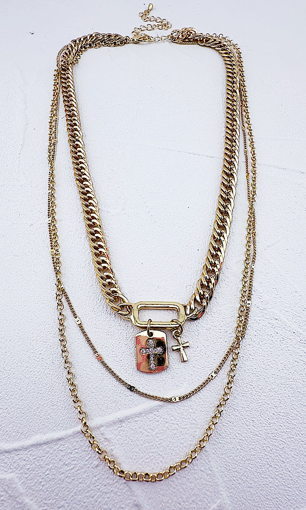 Vivian Cross Necklace