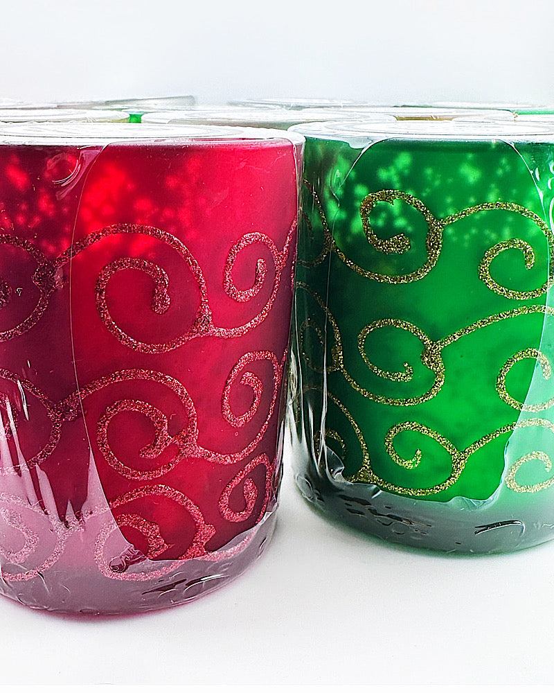 Shimmering Lights Large Candle