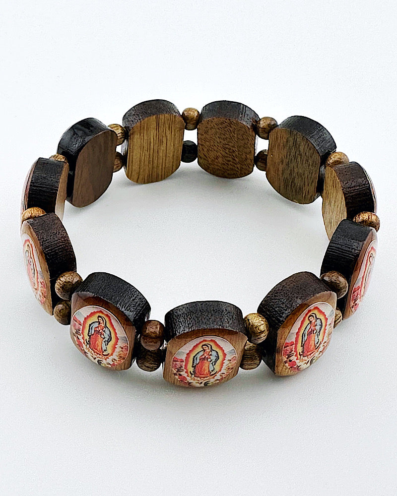 Our Lady Wood Bracelet