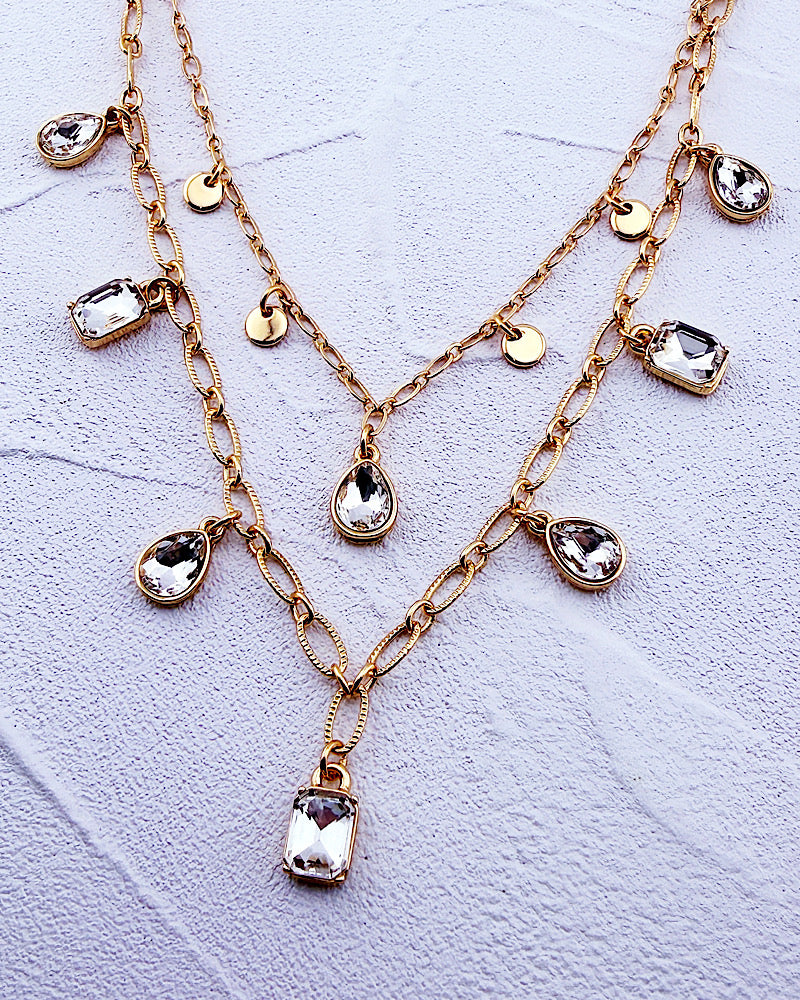 Janessa Clear Jewel Necklace