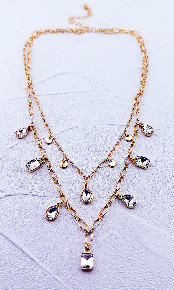 Janessa Clear Jewel Necklace