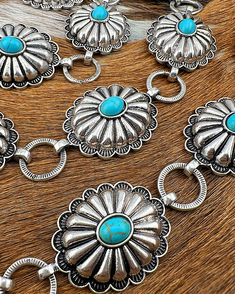 Blue Ridge Dainty Concho Belt