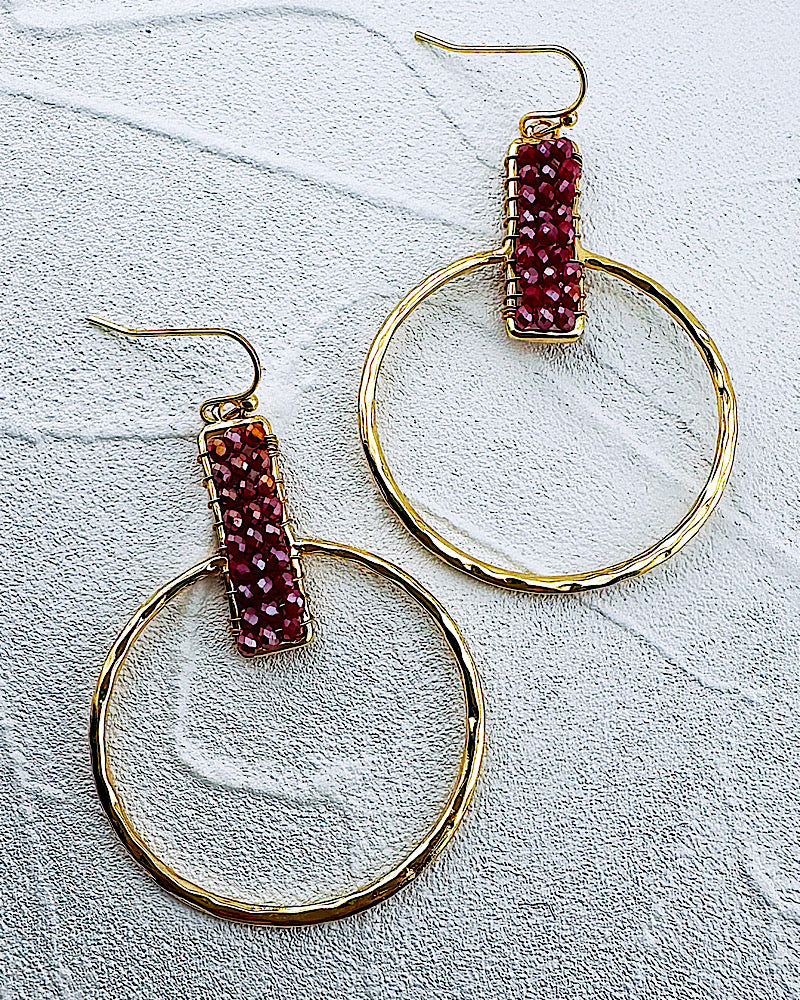 Danica Ruby Earrings