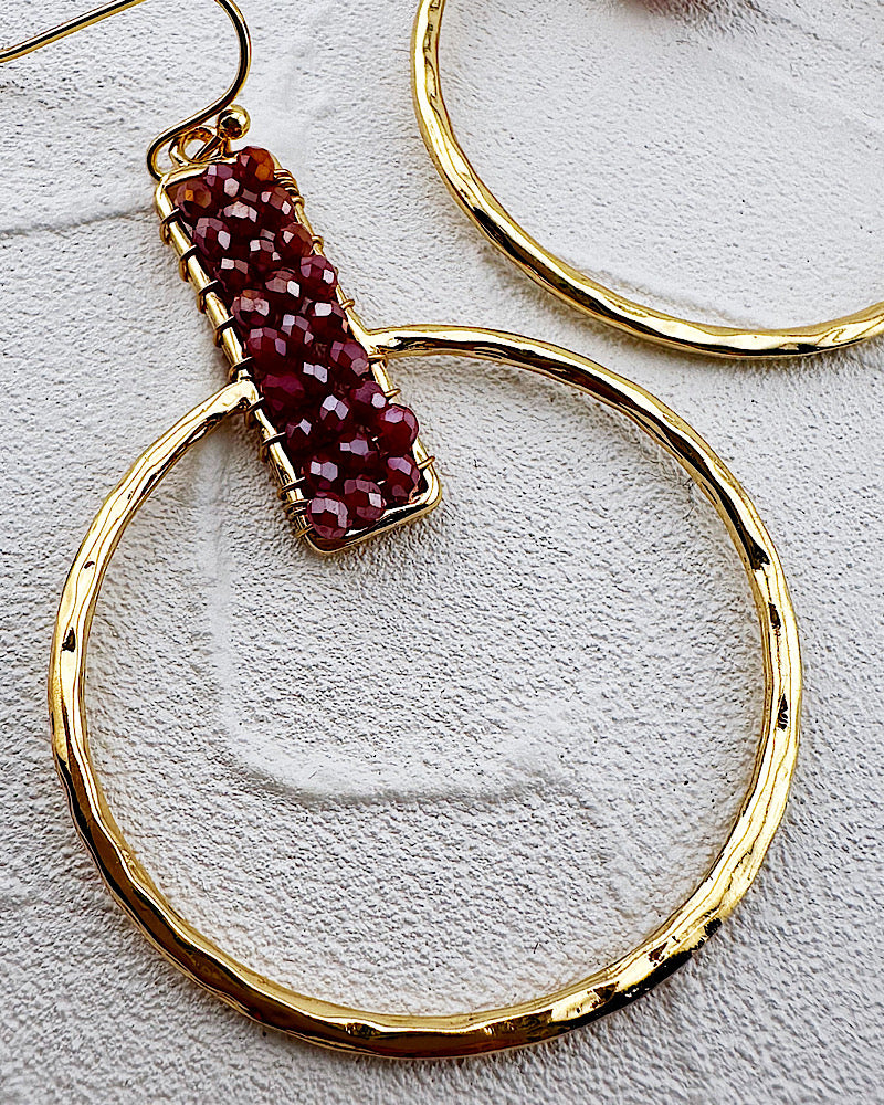 Danica Ruby Earrings