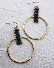 Danica Midnight Blue Earrings