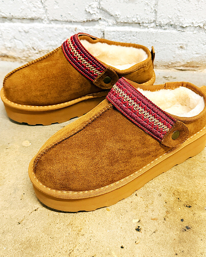 Magda Chestnut Clogs