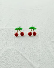 Cheery Cherry Studs