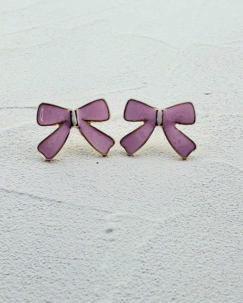 Pinkie Bow Earrings