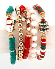 Merry Little Christmas 5pc Bracelet Stack