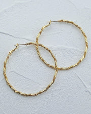 Thea Twisted Hoops