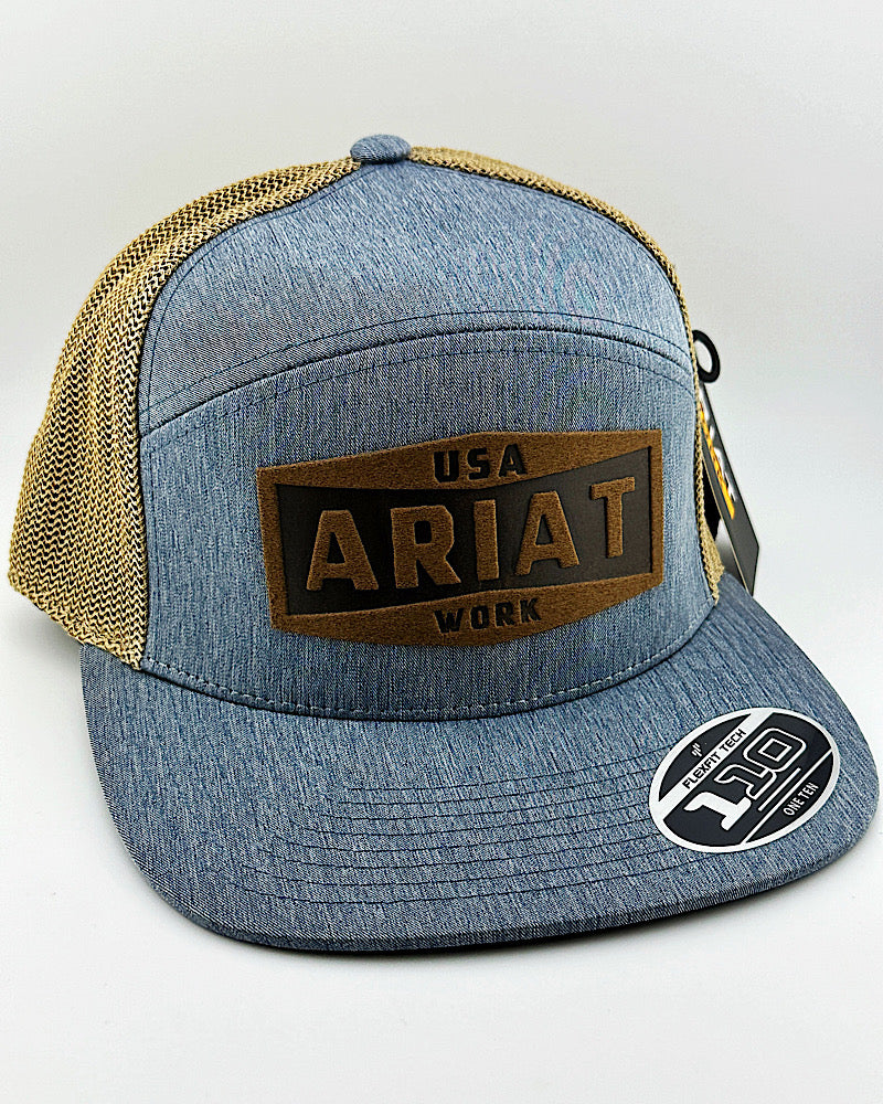 Ariat Denim Leather Patch Cap
