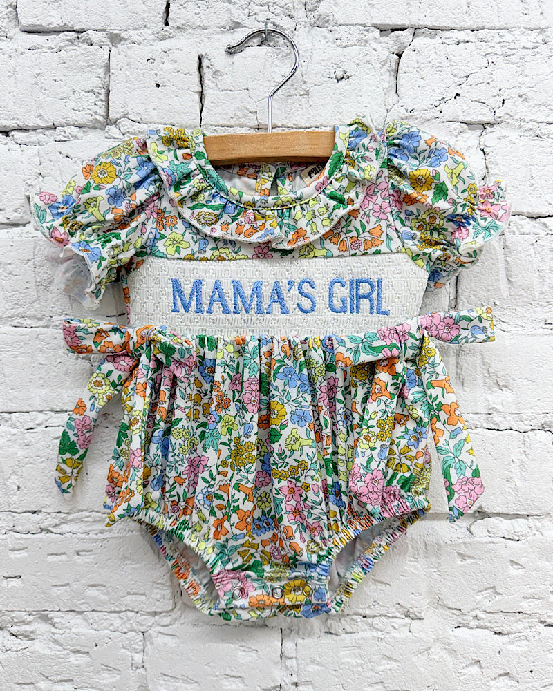 MAMA'S GIRL Embroidered Onesie